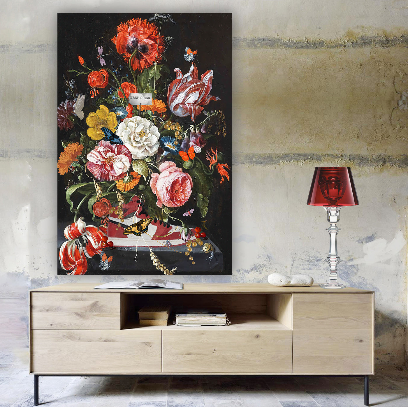 Chicago Flowers - Pop Art Canvas