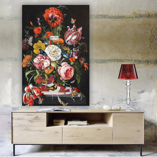 Chicago Flowers - Pop Art Canvas