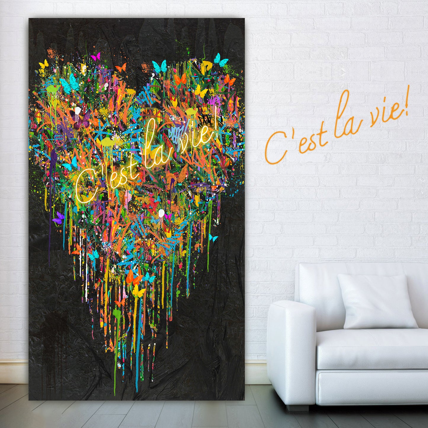 C'Est LA VIE - Pop Art Canvas