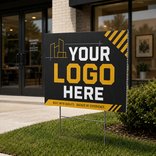 H-Frame Coroplast Signs
