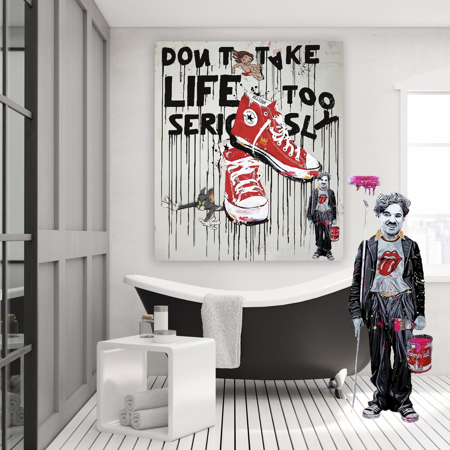 Don'T Take Life TO Seriously - Pop Art Canvas