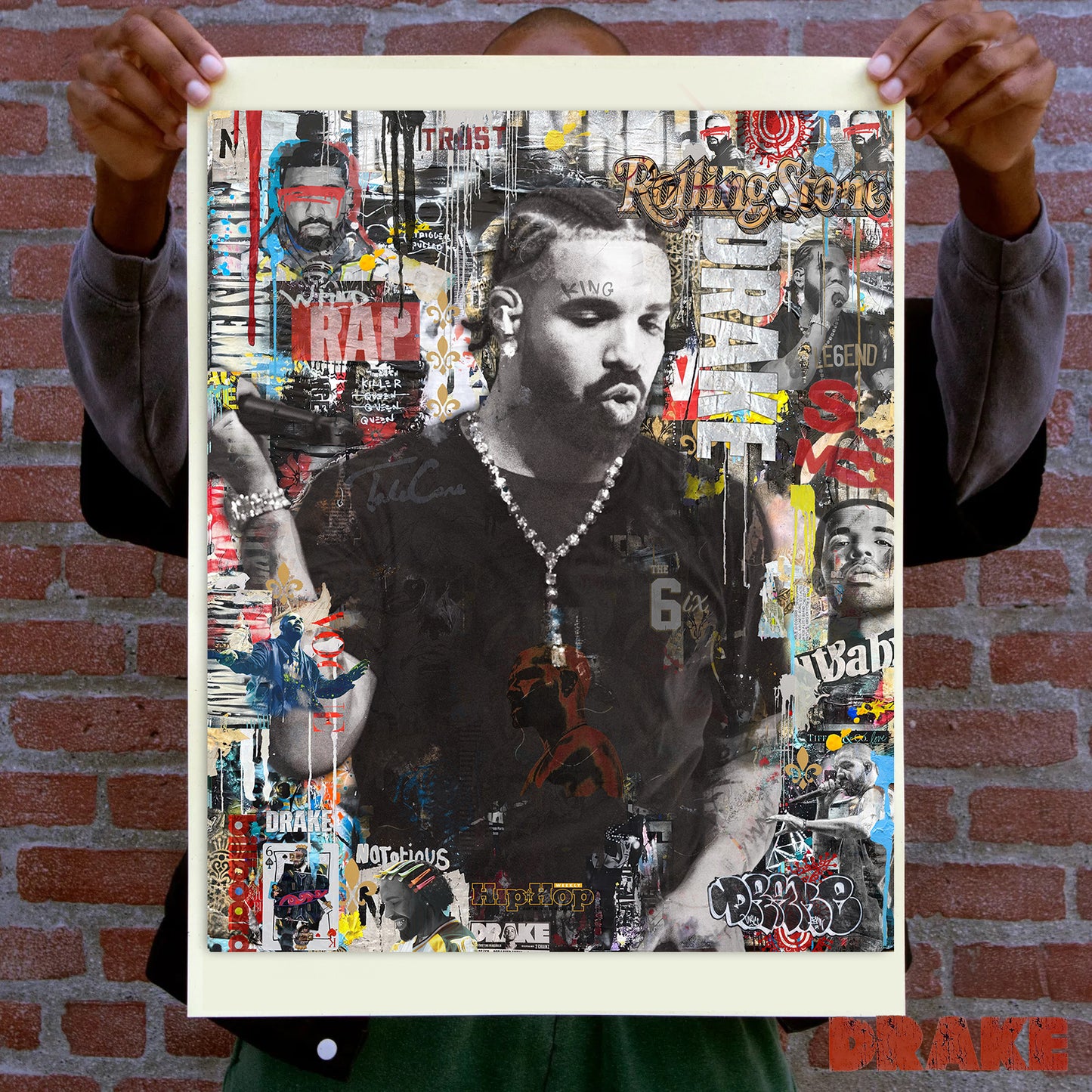 King OF THE 6 - Music Artists Canvas