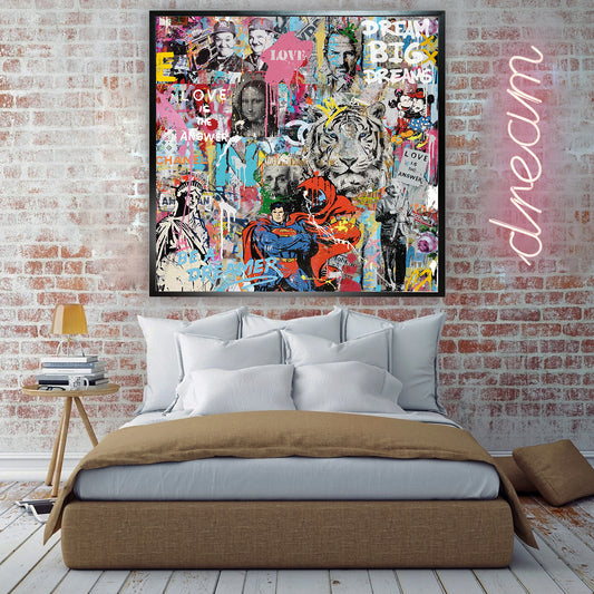 Dream BIG Dreams - Pop Art Canvas