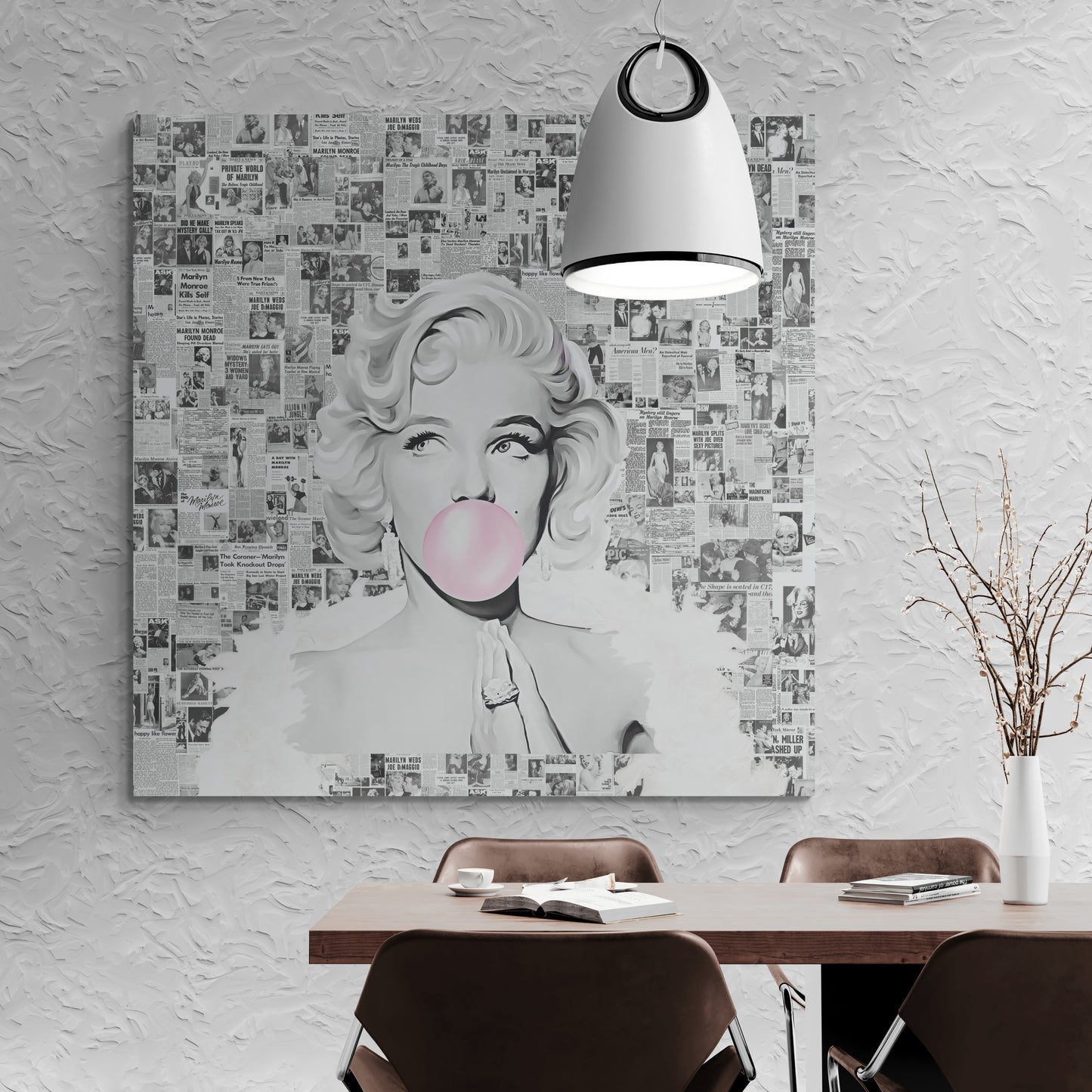 Being Normal IS Boring - Dining_room_with_modern_light
