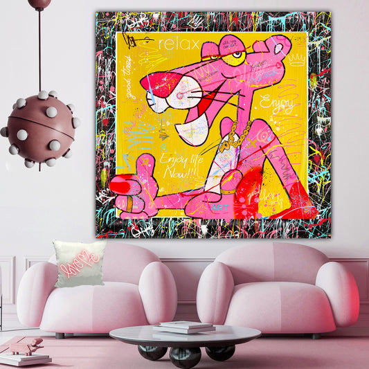 Enjoy Life - Cartoon Canvas