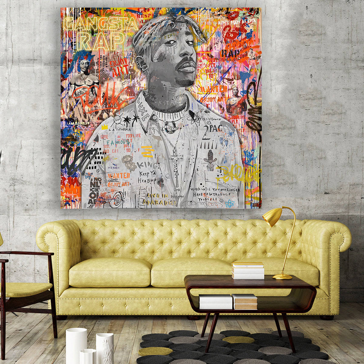 Gangster RAP - Music Artists Canvas