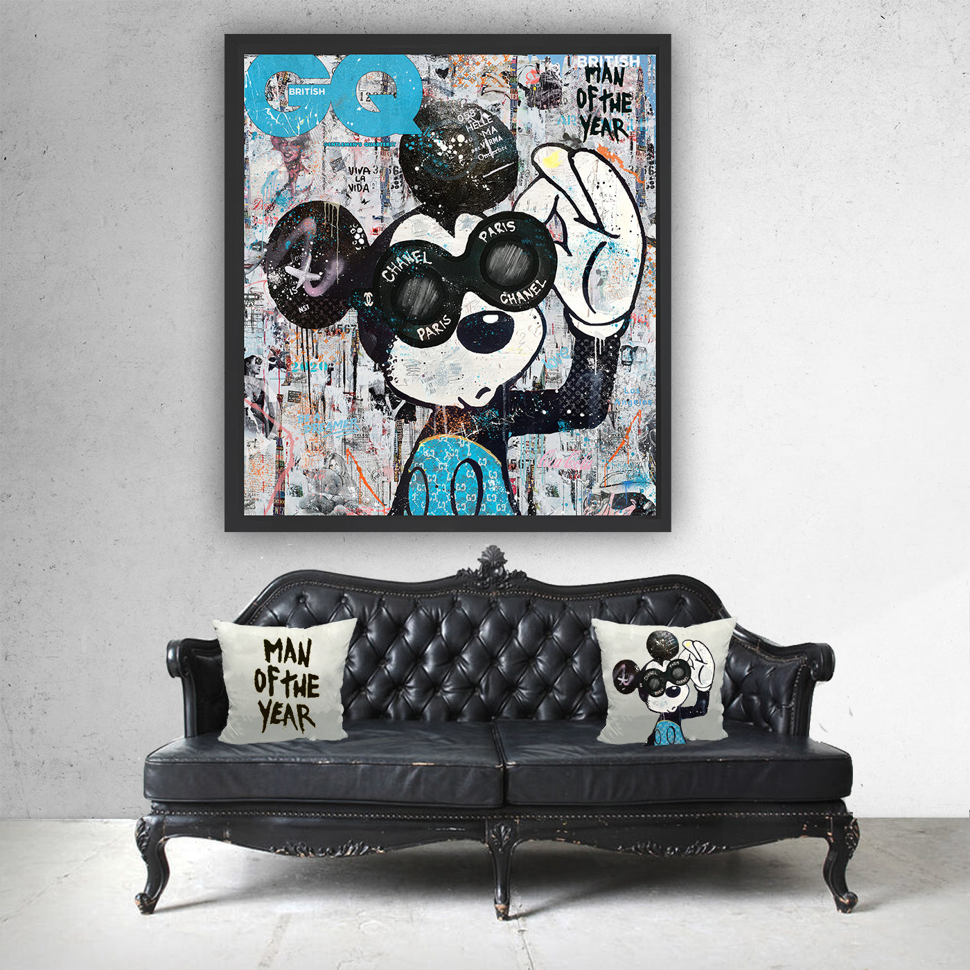 GQ Mouse - Cartoon Canvas