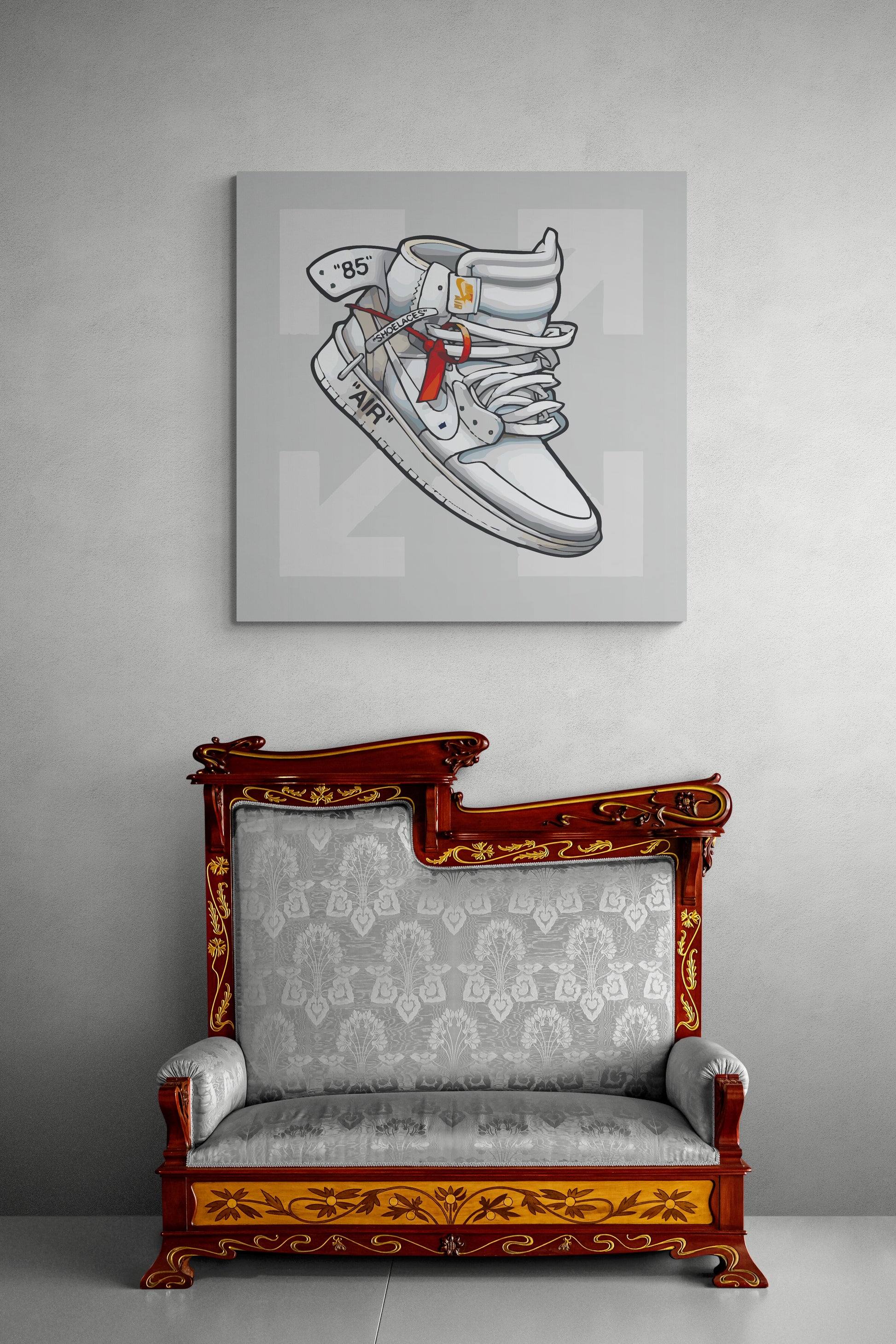 Grey OFF - Pop Art Canvas