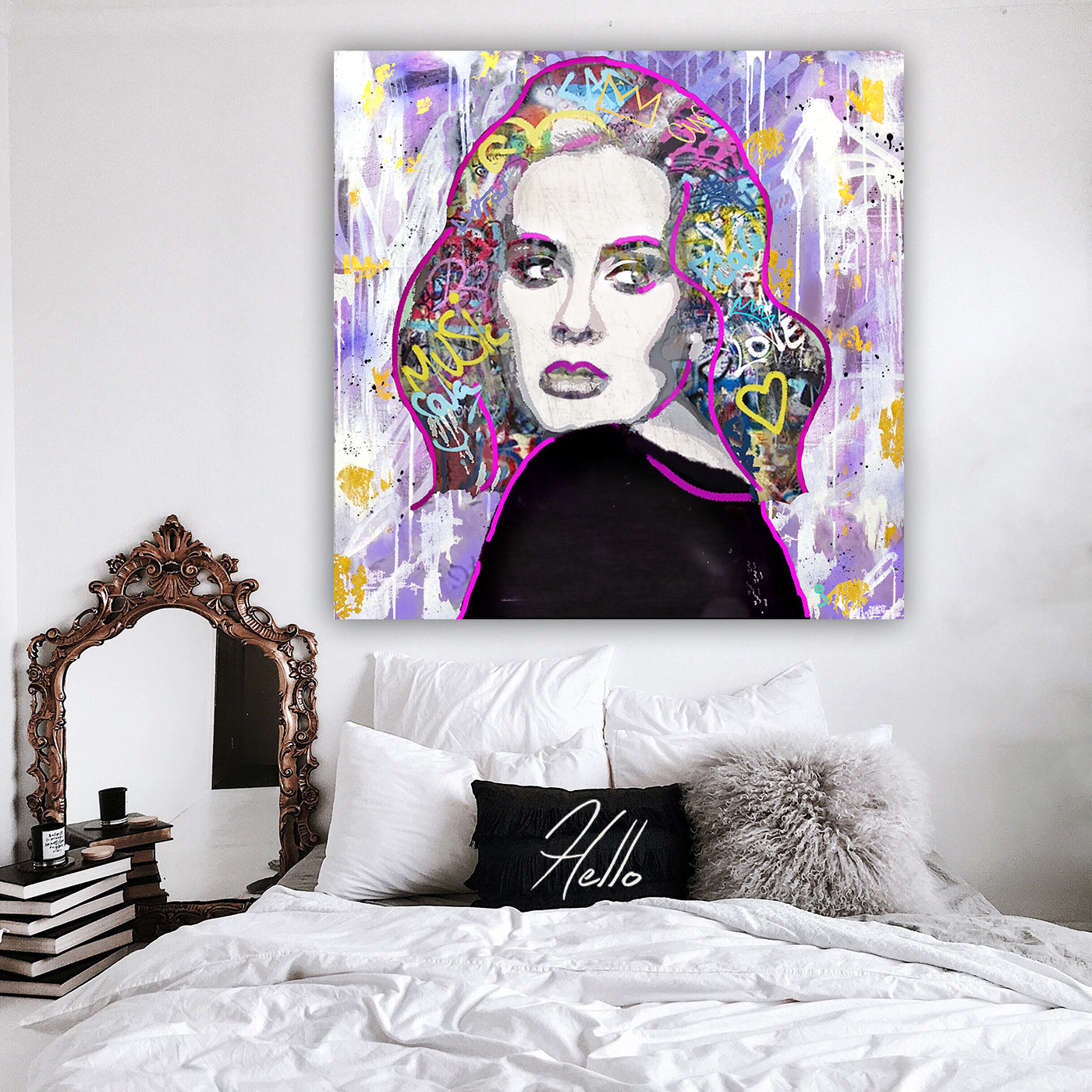 Hello Beautiful - Music Artists Canvas