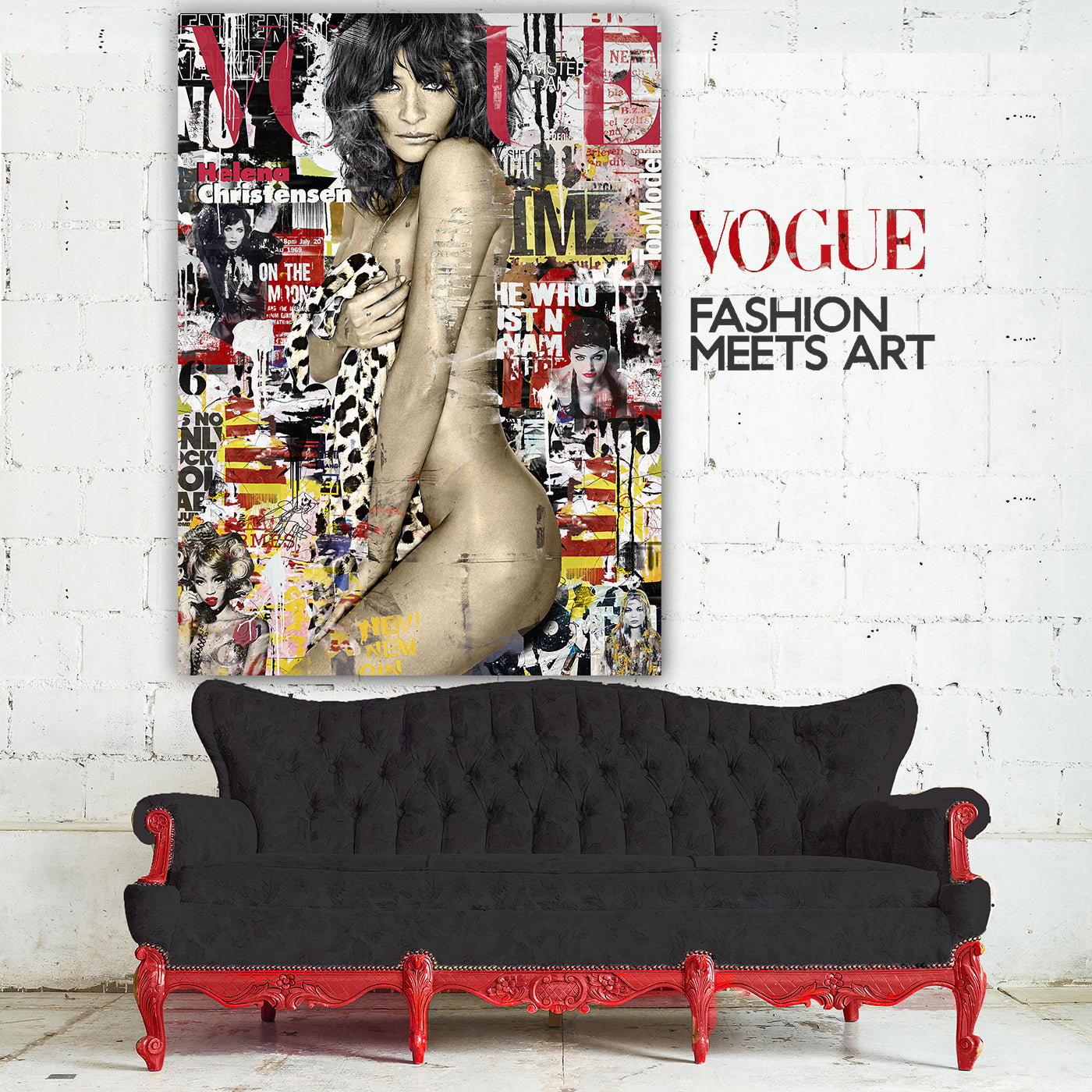 TOP Model - Helena Christensen E MOCKUP
