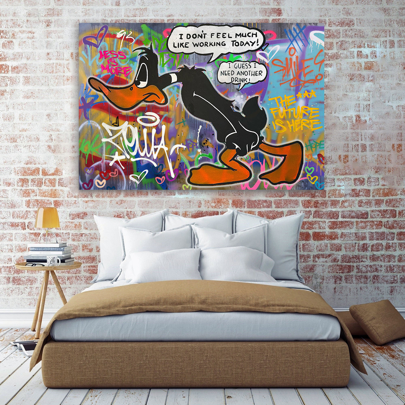 THE Future IS Here - Cartoon Canvas
