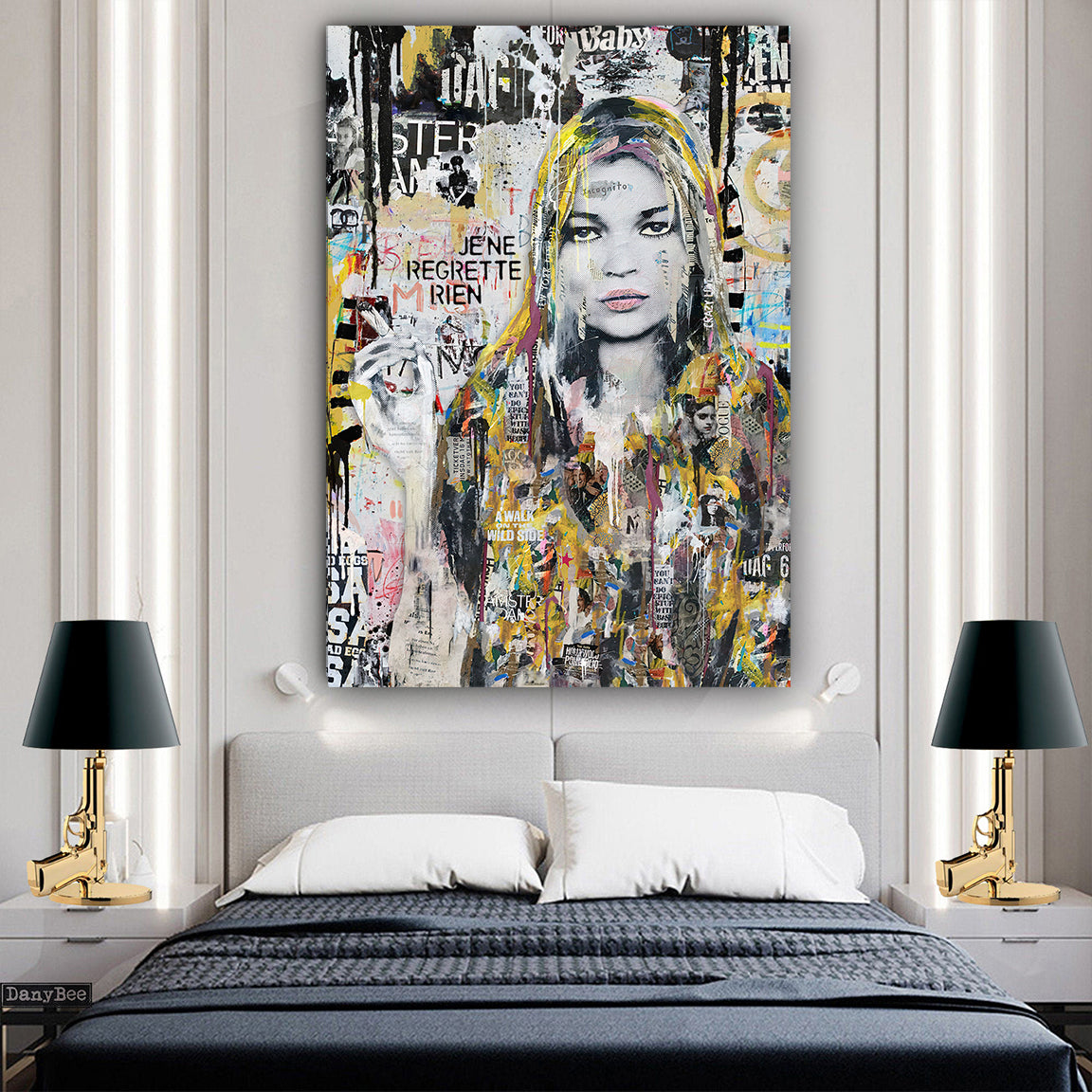 JE NE Regrette Rien - Pop Art Canvas
