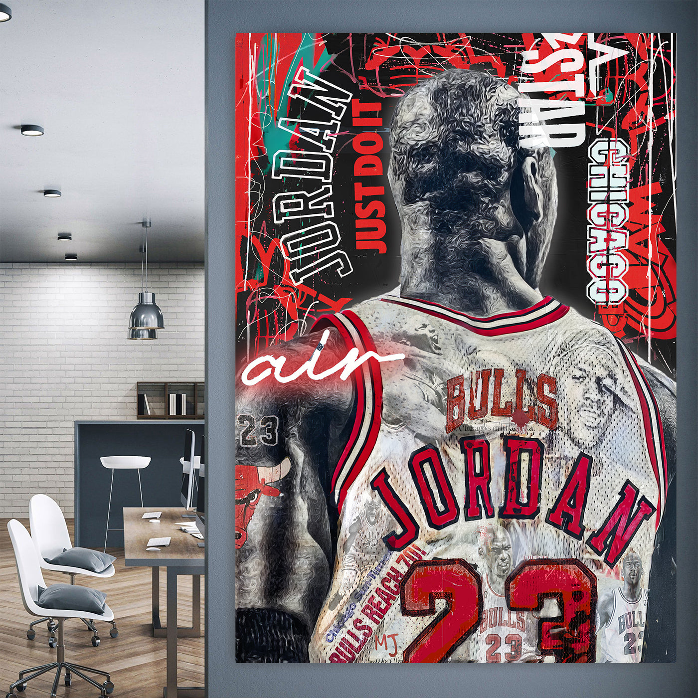 Chicagos Legend - Athletes Canvas