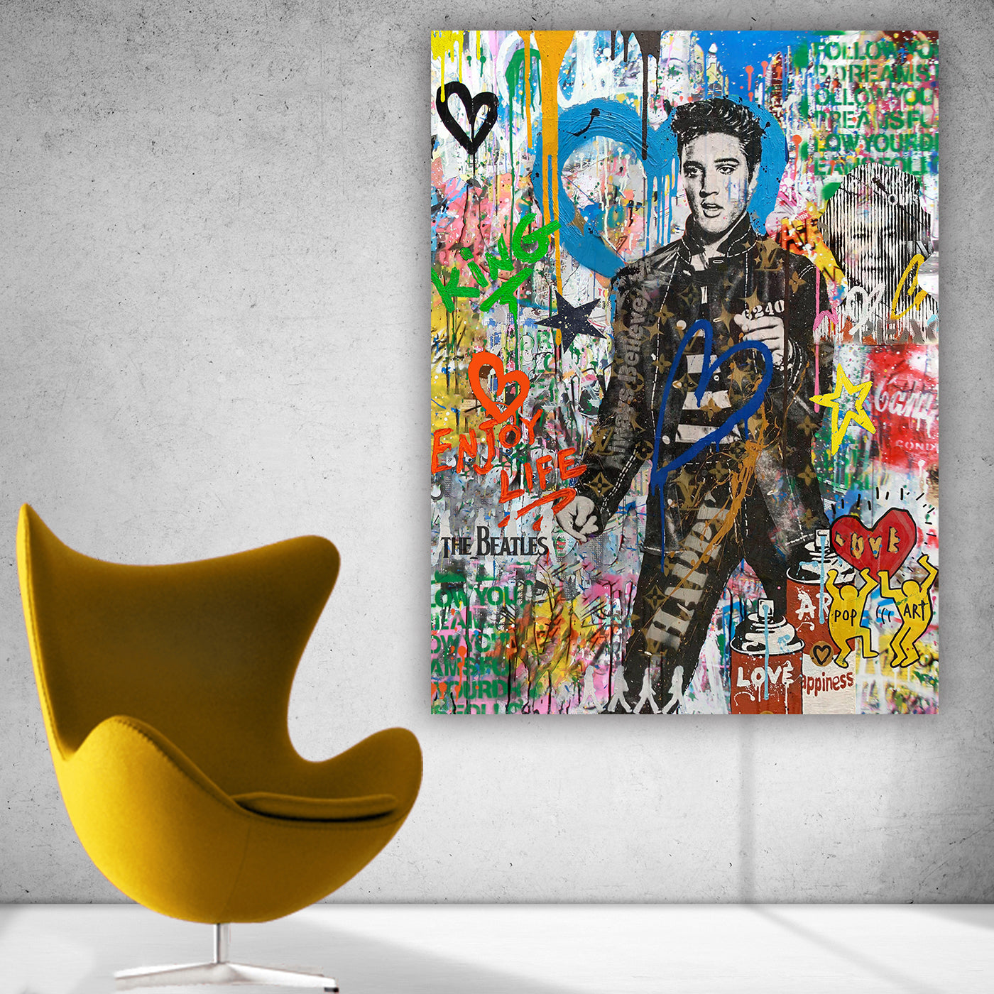 King POP - Pop Art Canvas