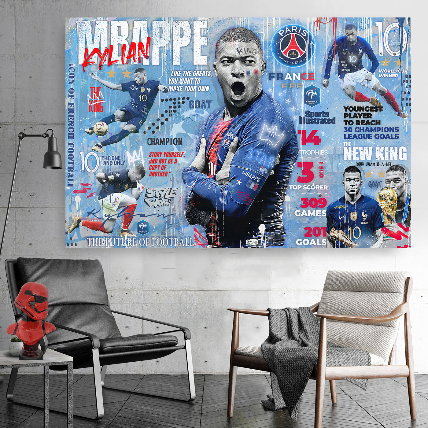THE Icon OF French Football - Athletes Canvas