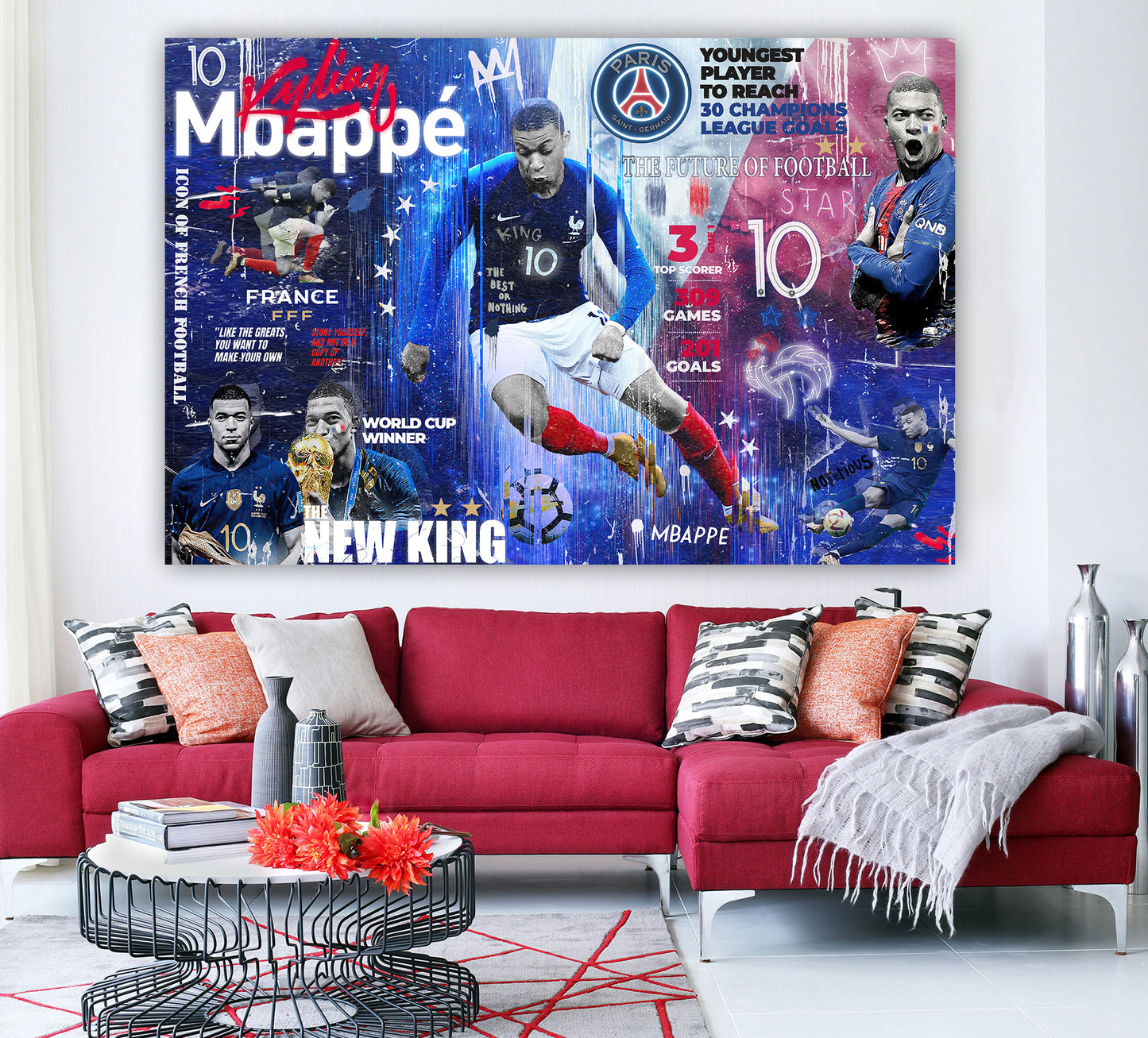 THE NEW King - Athletes Canvas