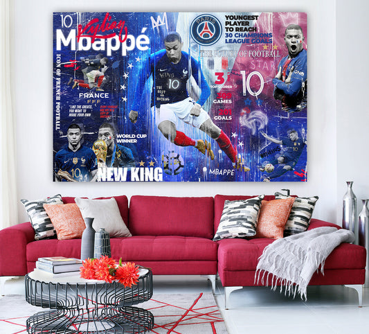 THE NEW King - Athletes Canvas