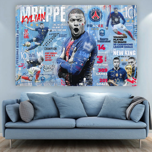 THE Icon OF French Football - Athletes Canvas