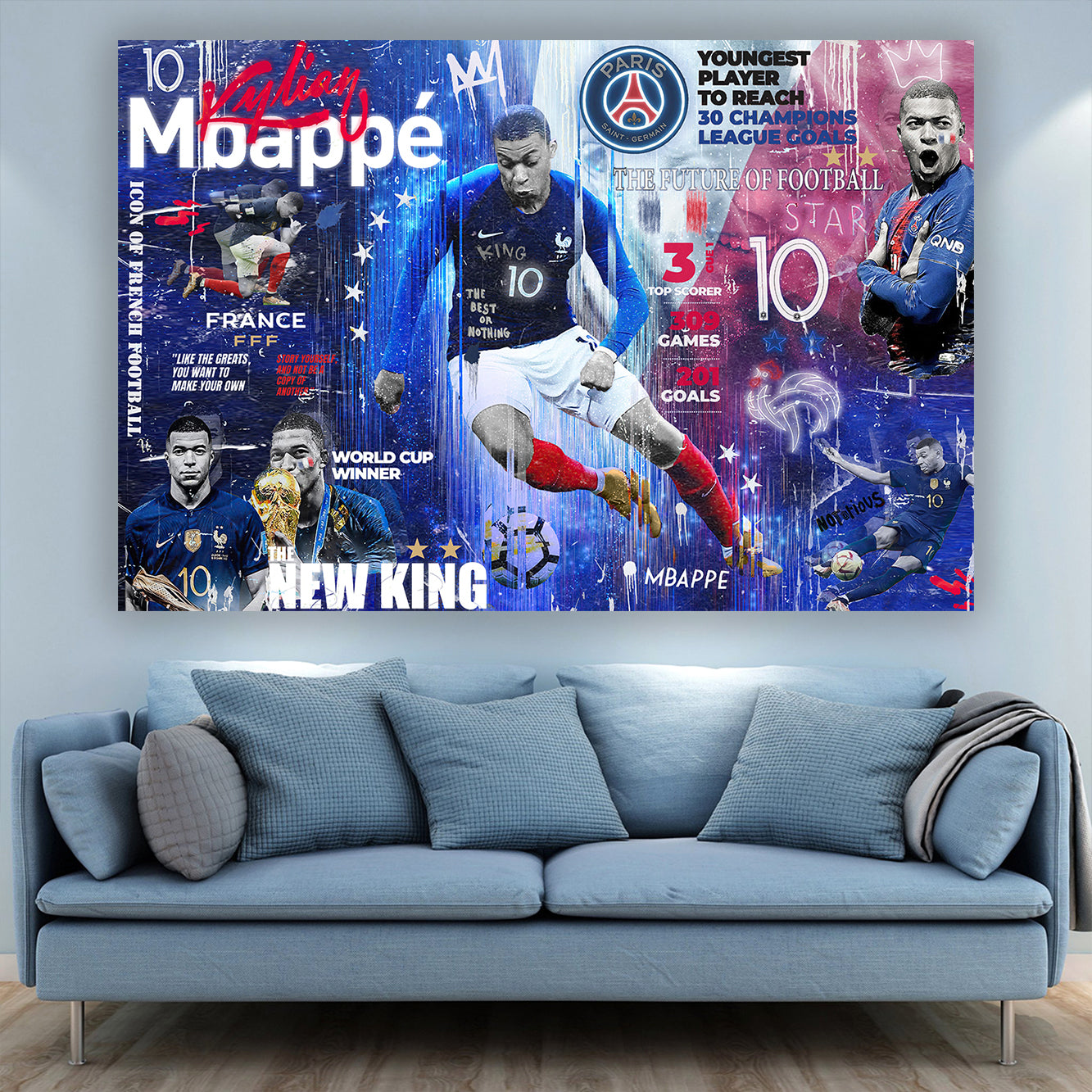 THE NEW King - Athletes Canvas