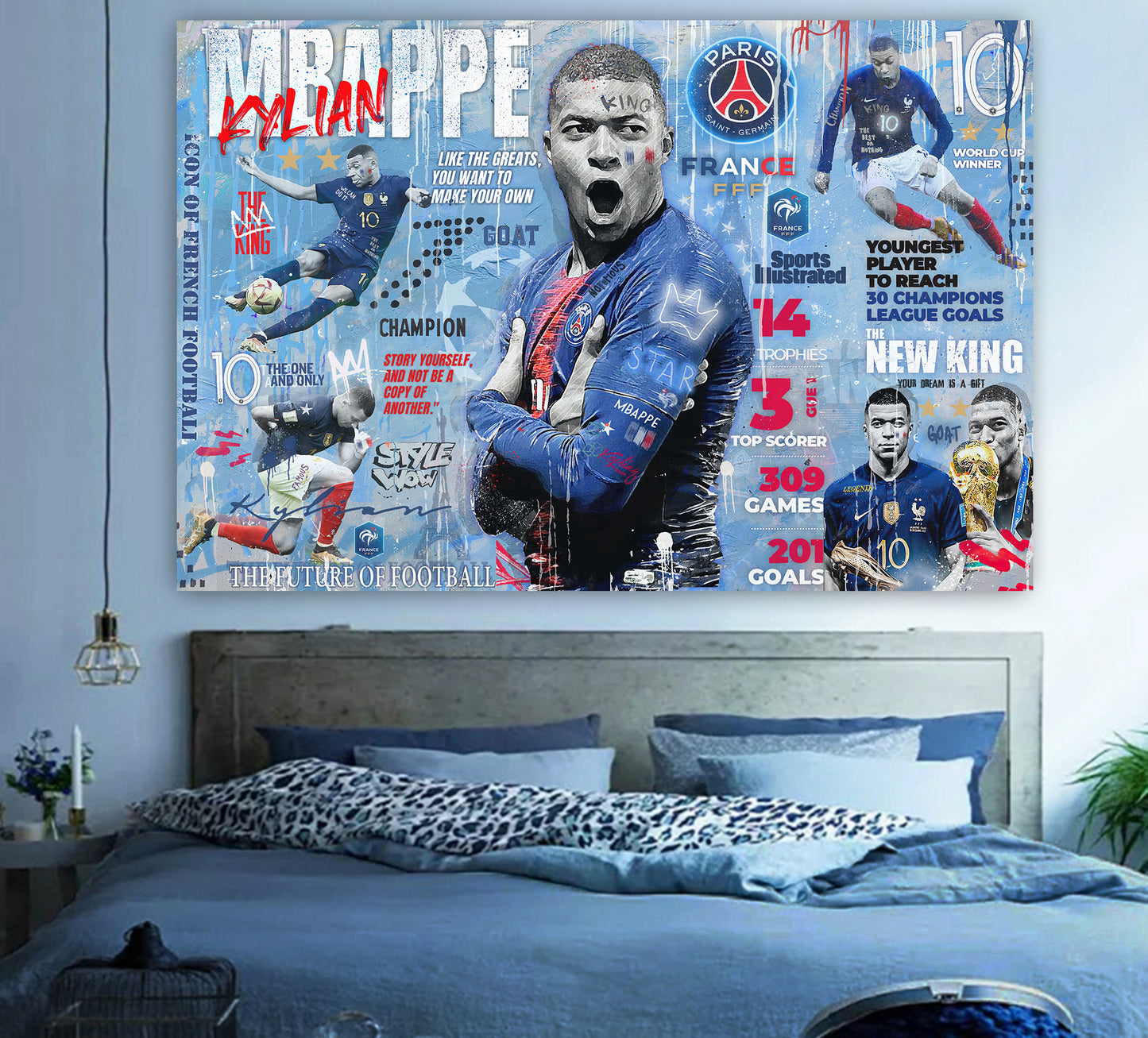 THE Icon OF French Football - Athletes Canvas