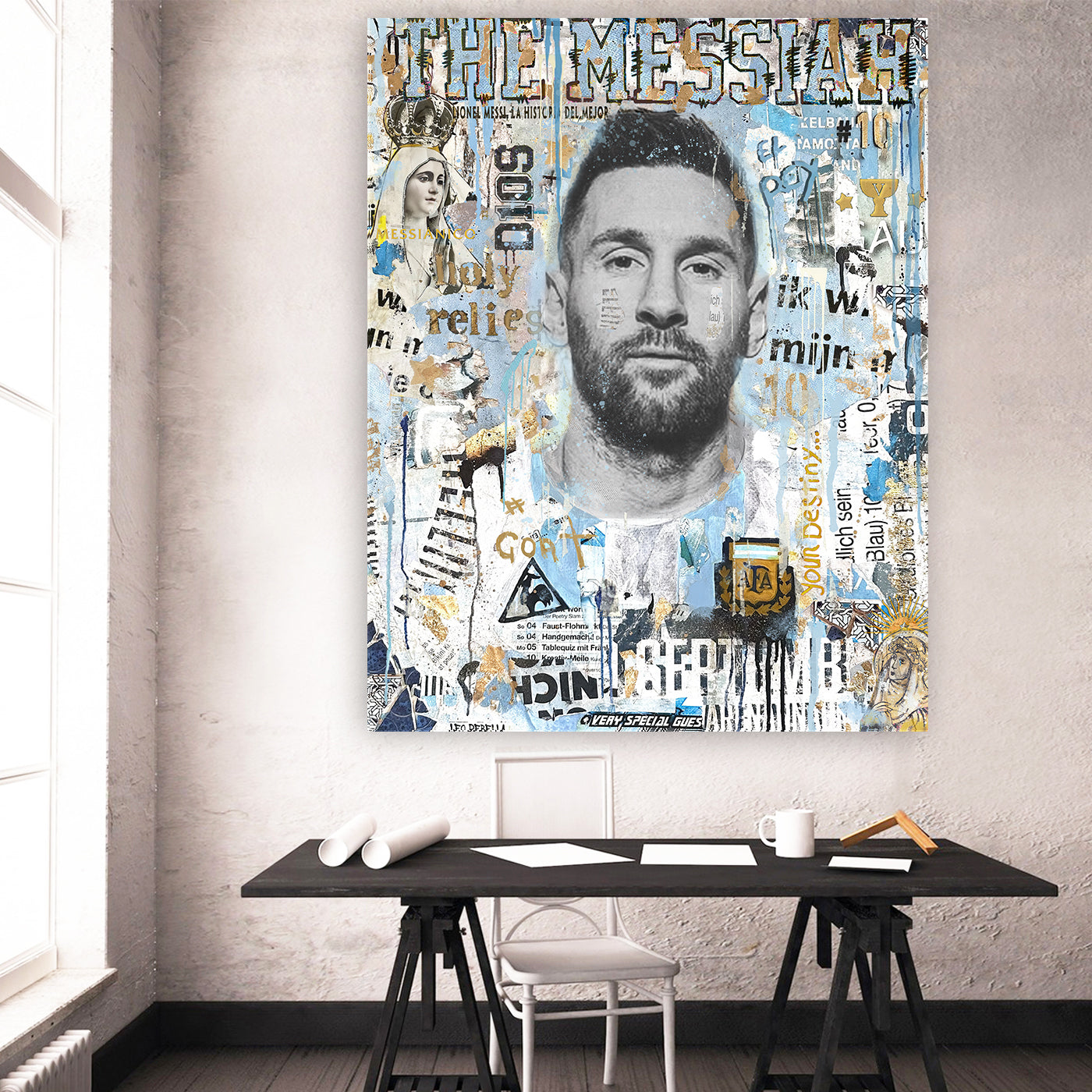 THE Messiah - Athletes Canvas