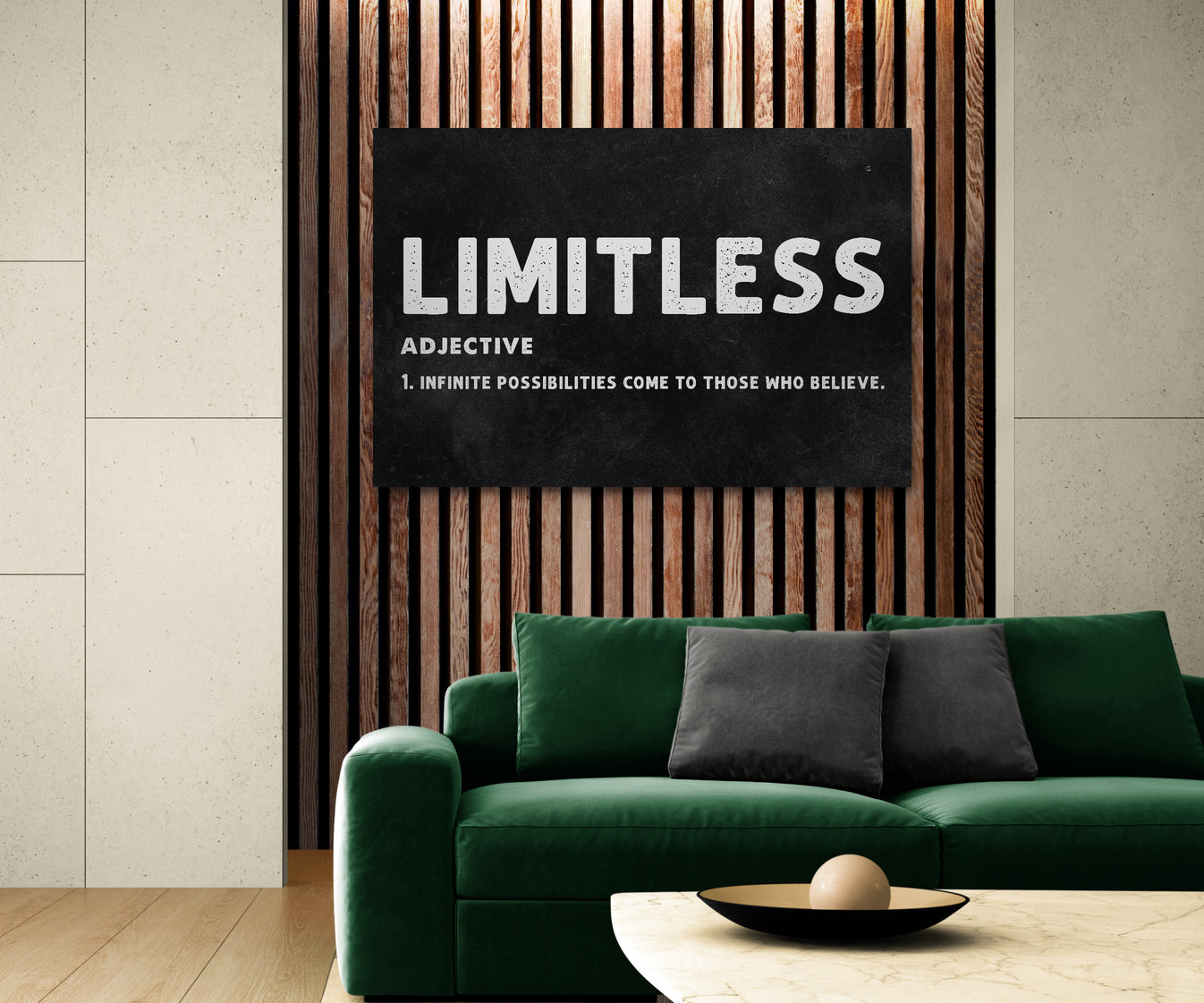 Limitless Definition - Motivational Canvas