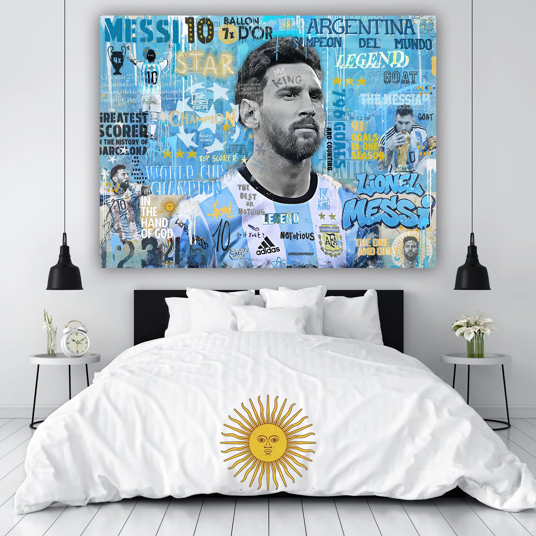 Argentina'S Legend - Athletes Canvas