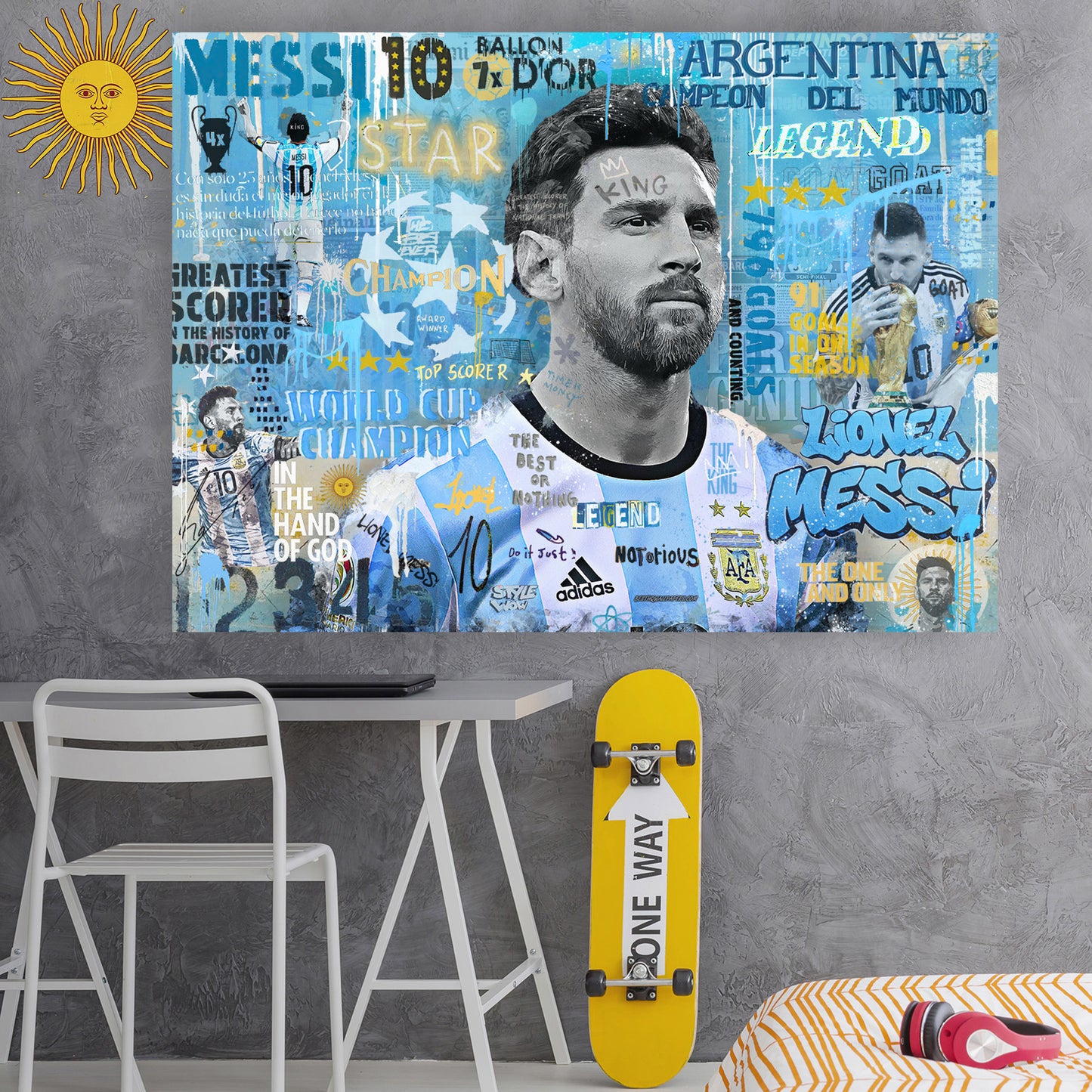 Argentina'S Legend - LIONEL MESSI D MOCKUP 4