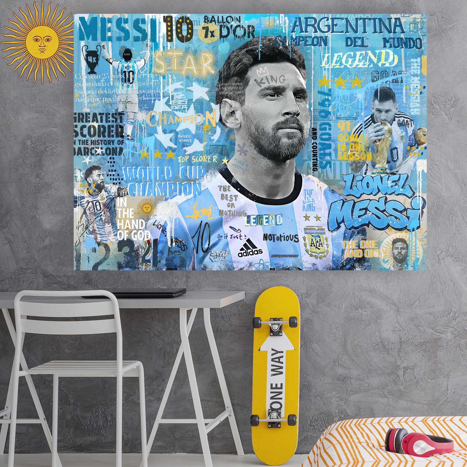 Argentina'S Legend - LIONEL MESSI D MOCKUP 4