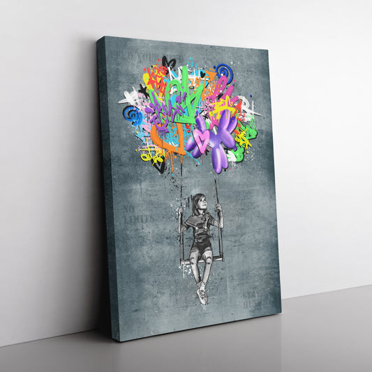 Little Girls Dream - Pop Art Canvas