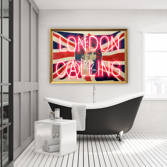 London Calling - Pop Art Canvas