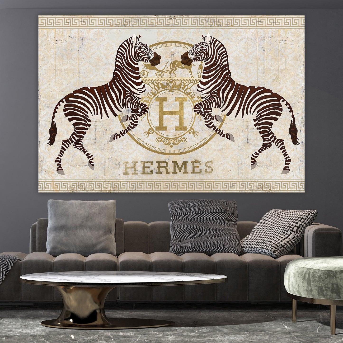 Luxury Zebra - Animals Canvas
