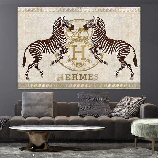 Luxury Zebra - Animals Canvas
