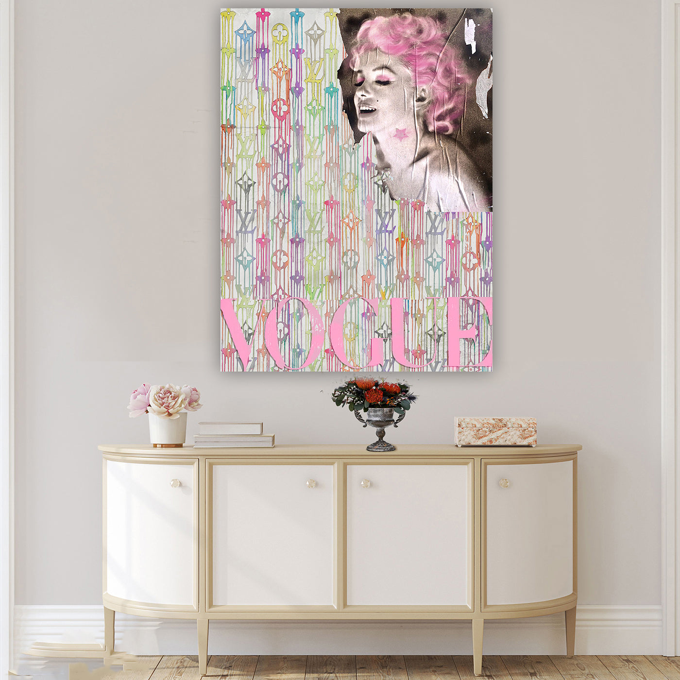 Pink Candy - Movie Stars Canvas
