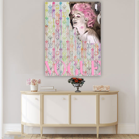 Pink Candy - Movie Stars Canvas