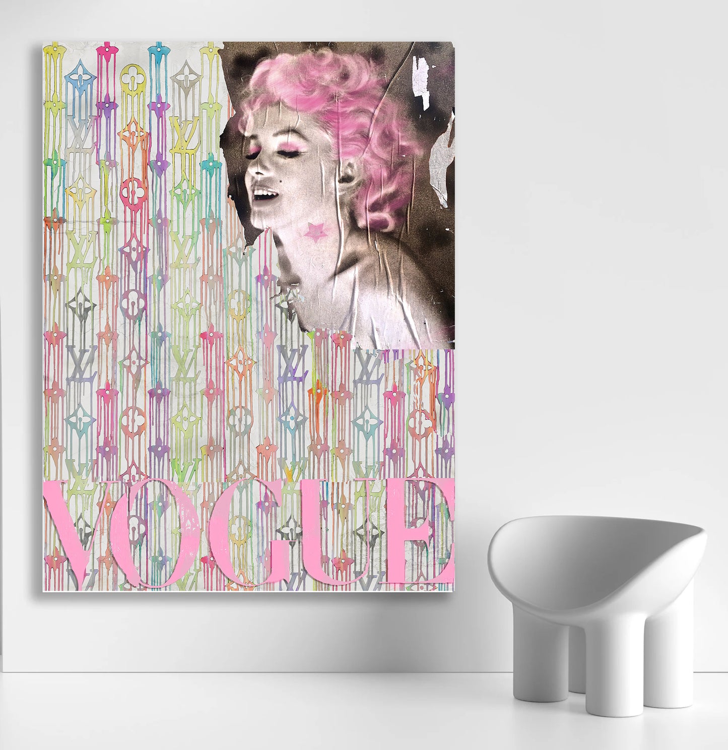 Pink Candy - MARILYN MONROE VOQUE MOCKUP 4