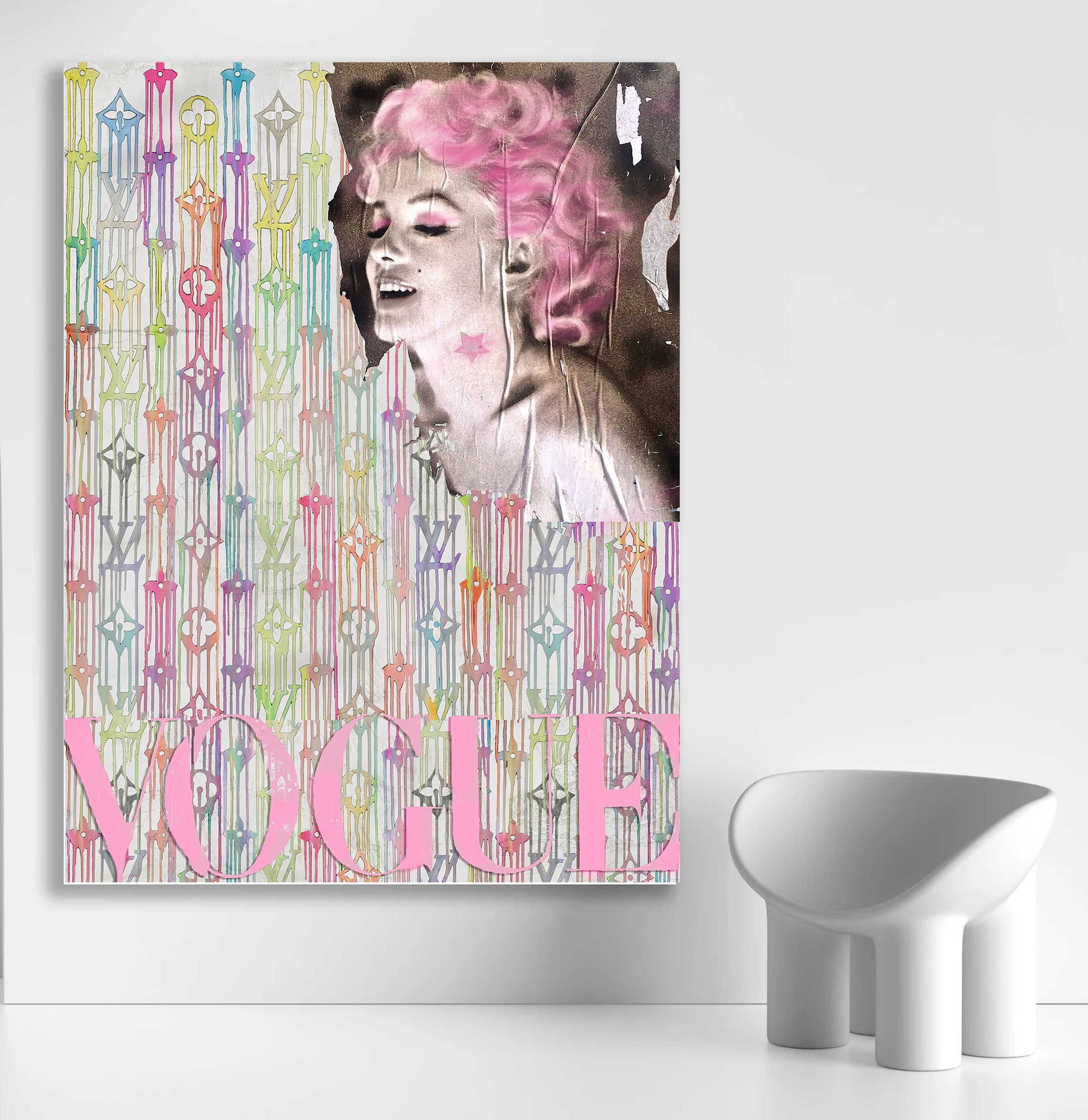 Pink Candy - MARILYN MONROE VOQUE MOCKUP 4