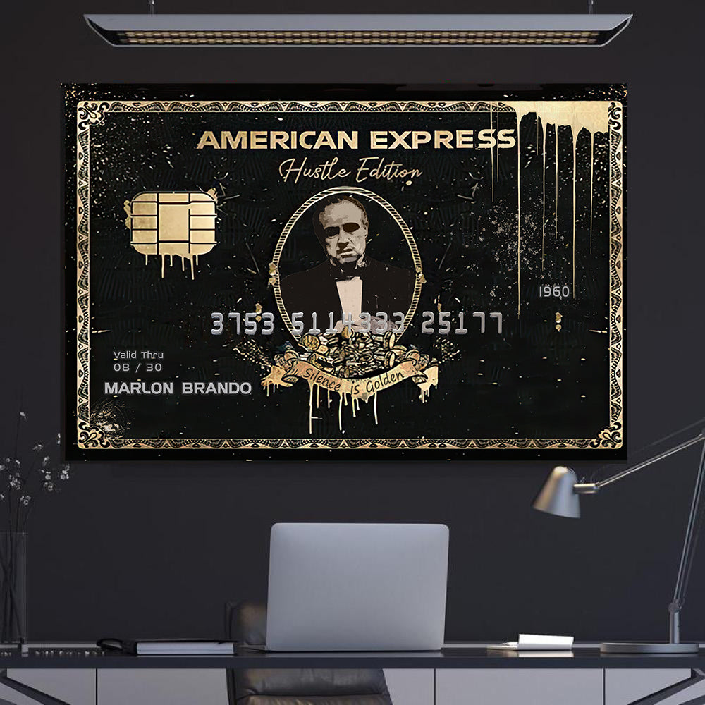 Silence IS Golden - Movie Stars Canvas