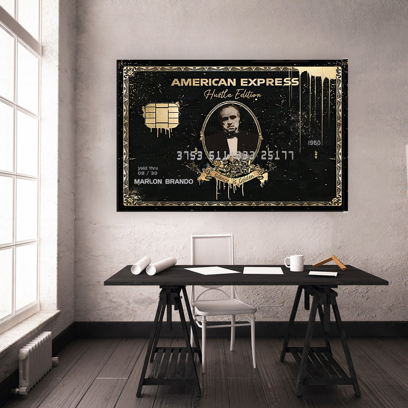 Silence IS Golden - MARLON BRANDO E  AMEX MOCKUP 2