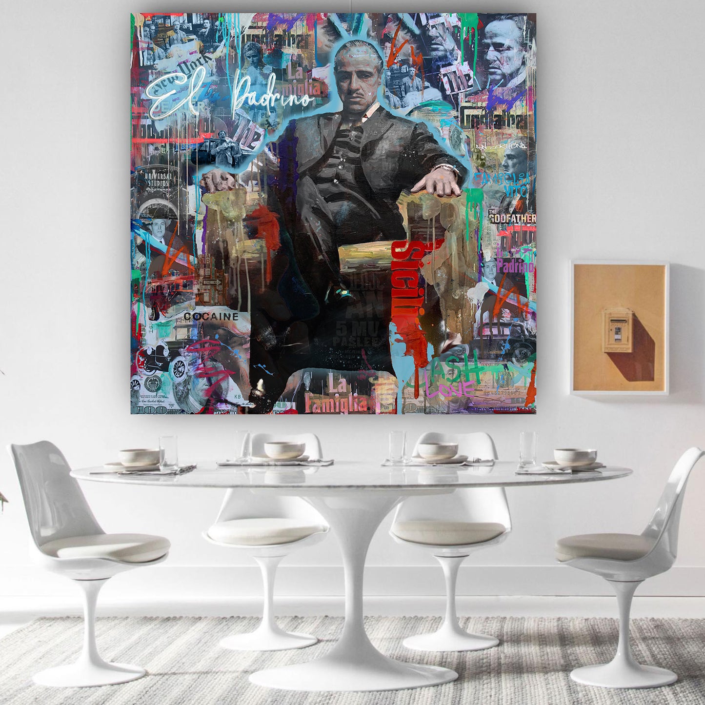 EL Padrino - MARLON BRANDO  LE PARRAIN NEON P MOCKUP 4