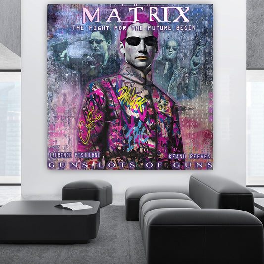 Lots OF Guns - Movie Stars Canvas