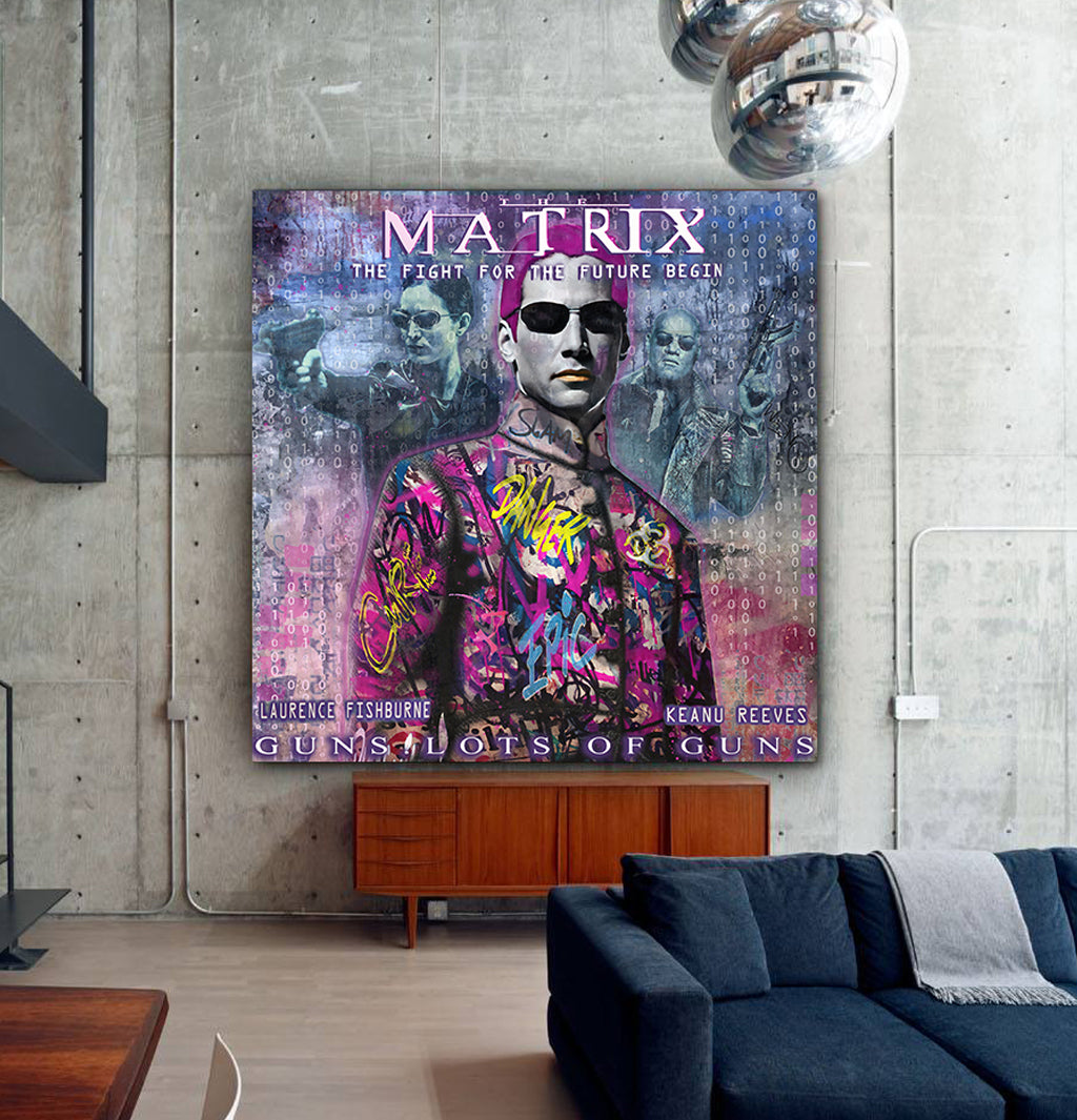 Lots OF Guns - MATRIX KEANU REEVES D MOCKUP 2