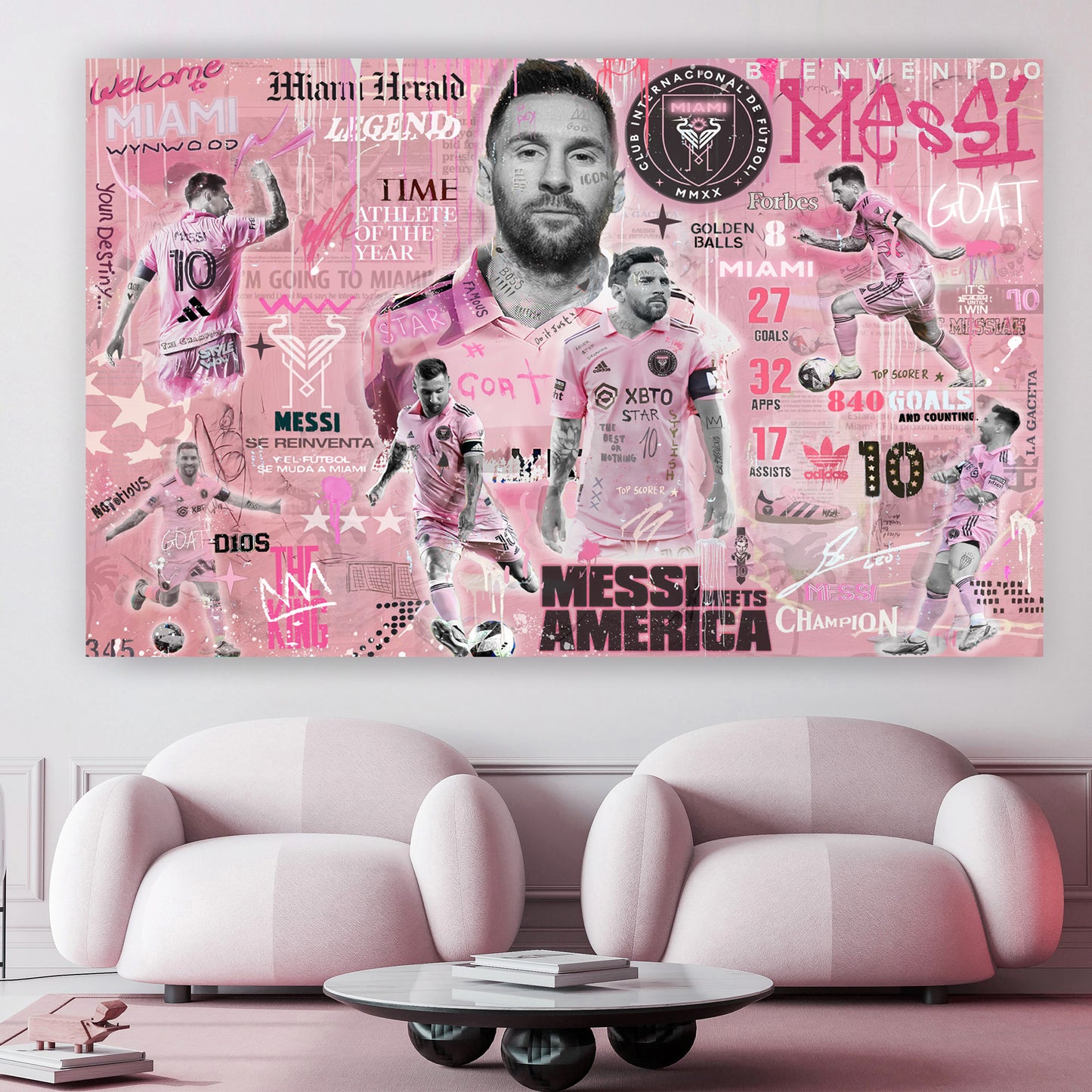 IM Going TO Miami - Athletes Canvas