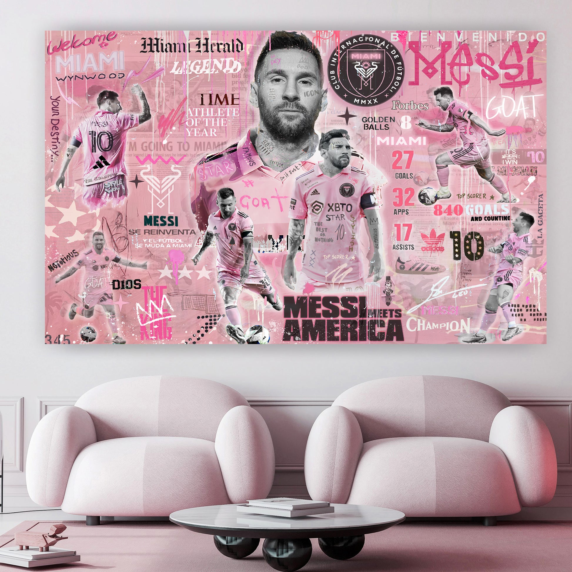 IM Going TO Miami - Athletes Canvas