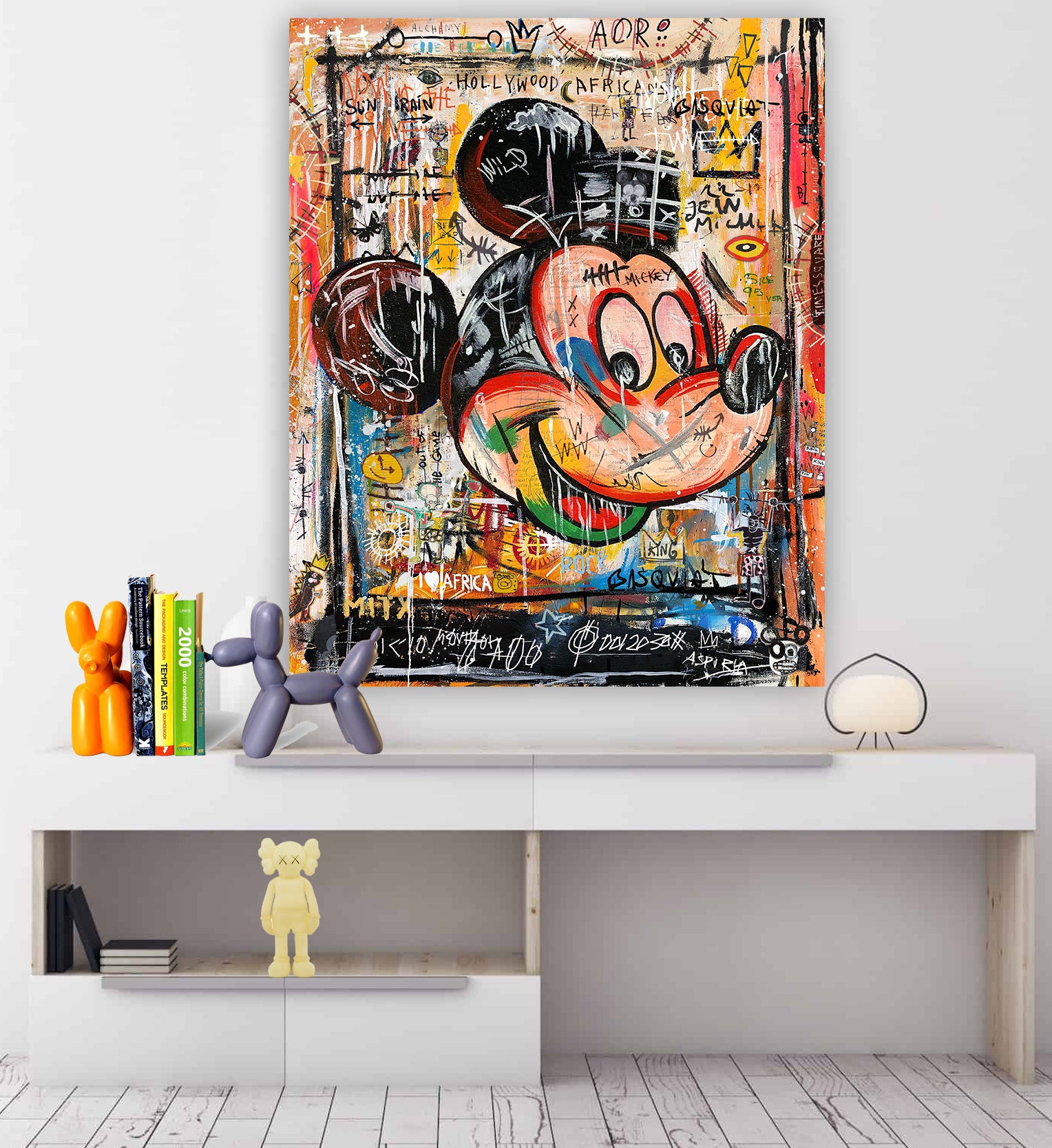 Baskiat'S Mouse - Cartoon Canvas