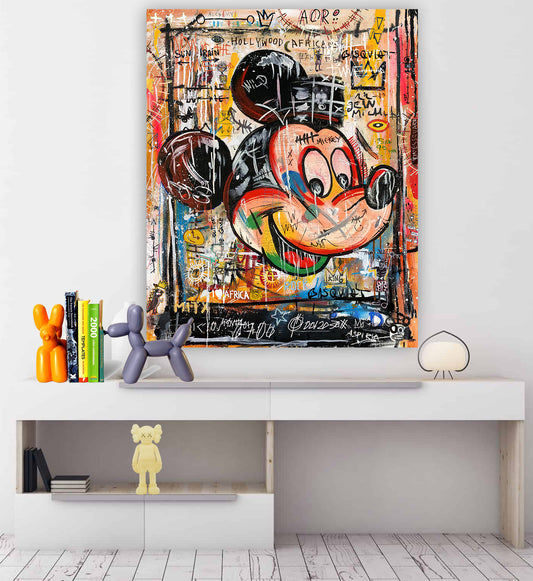 Baskiat'S Mouse - Cartoon Canvas