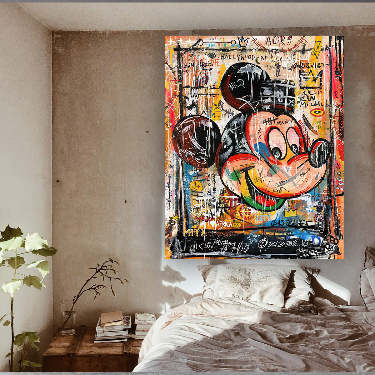 Baskiat'S Mouse - MICKEY BASQUIAT MOCKUP 2