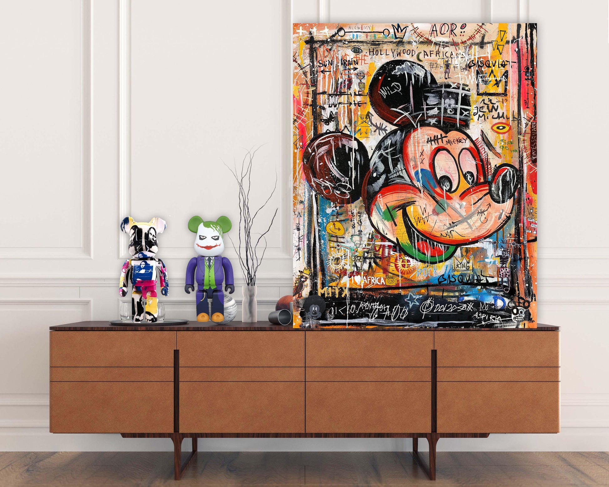 Baskiat'S Mouse - MICKEY BASQUIAT MOCKUP 4