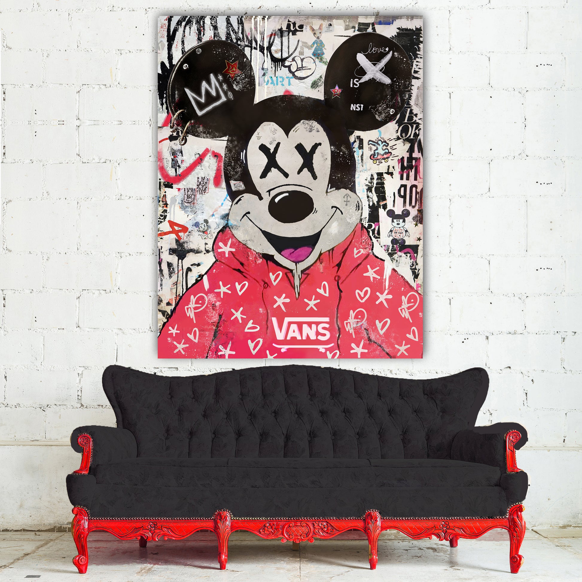 Street Mouse - Cartoon Canvas