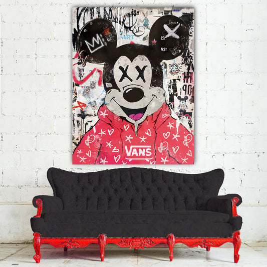 Street Mouse - Cartoon Canvas